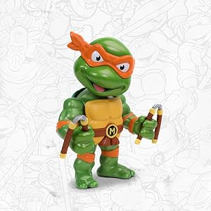 Metalfigs TMNT 4" Michelangelo Die-Cast Figure