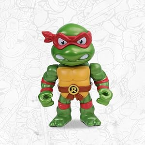 Metalfigs TMNT 4" Raphael Die-Cast Figure