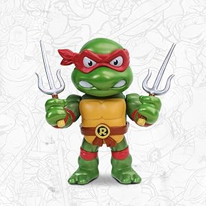 Metalfigs TMNT 4" Raphael Die-Cast Figure