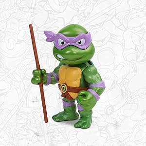 Metalfigs TMNT 4" Donatello Die-Cast Figure
