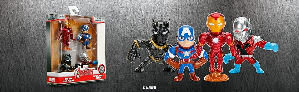 Marvel Avengers 2.5" 4-Pack Die-Cast Collectible Figures