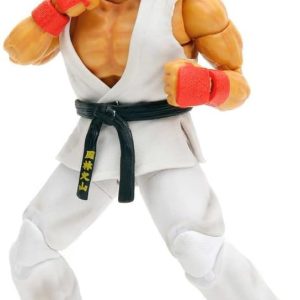 Jada Toys Street Fighter II 6" Ryu Action Figure, Toys for Kids and Adults