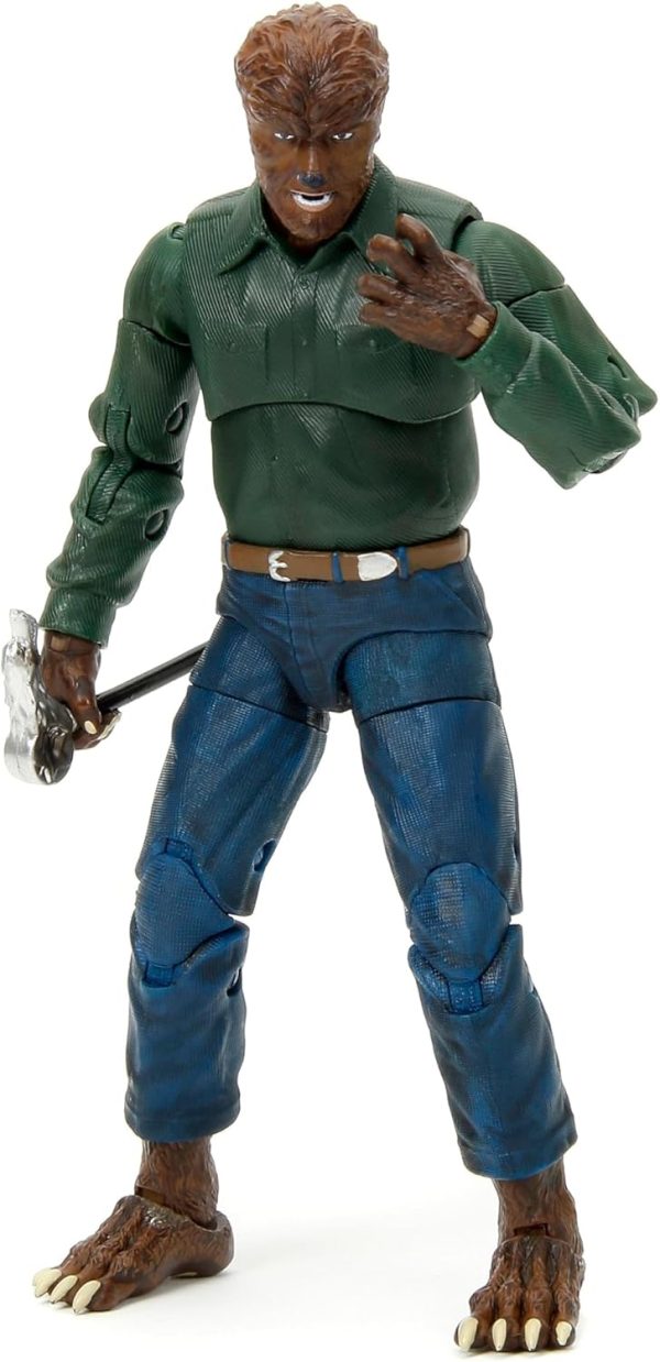 Jada Toys Universal Monsters 6" The Wolfman Action Figure, Toys for Kids and Adults