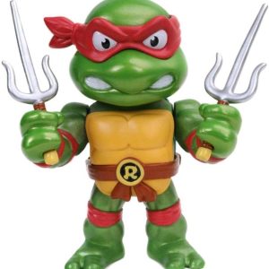 Jada Toys "Teenage Mutant Ninja Turtles 4"" Raphael Die-cast Figure, Toys for Kids and Adults, red
