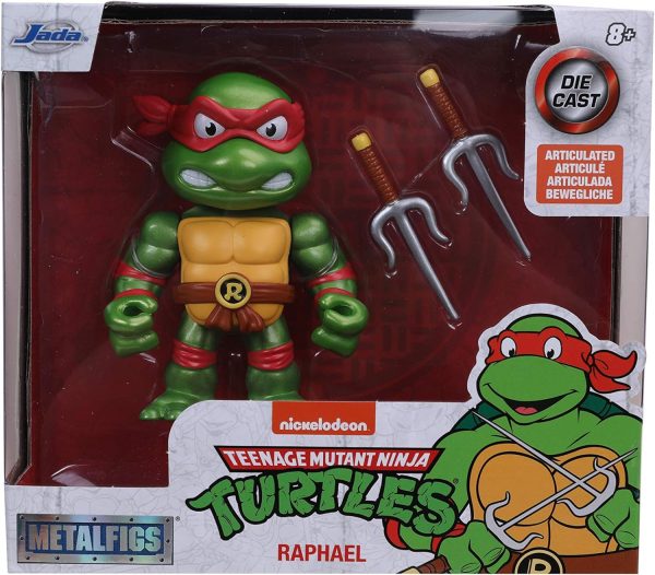 Jada Toys "Teenage Mutant Ninja Turtles 4"" Raphael Die-cast Figure, Toys for Kids and Adults, red - Image 7