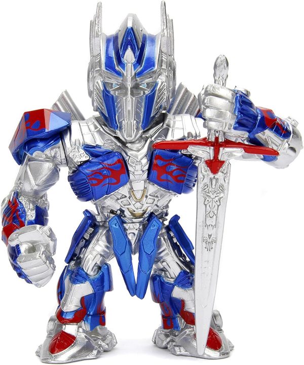 Jada Toys "Transformers G1 Optimus Prime Light-Up 4"" Die-cast Metal Collectible Figure, Toys for Kids and Adults - Image 6