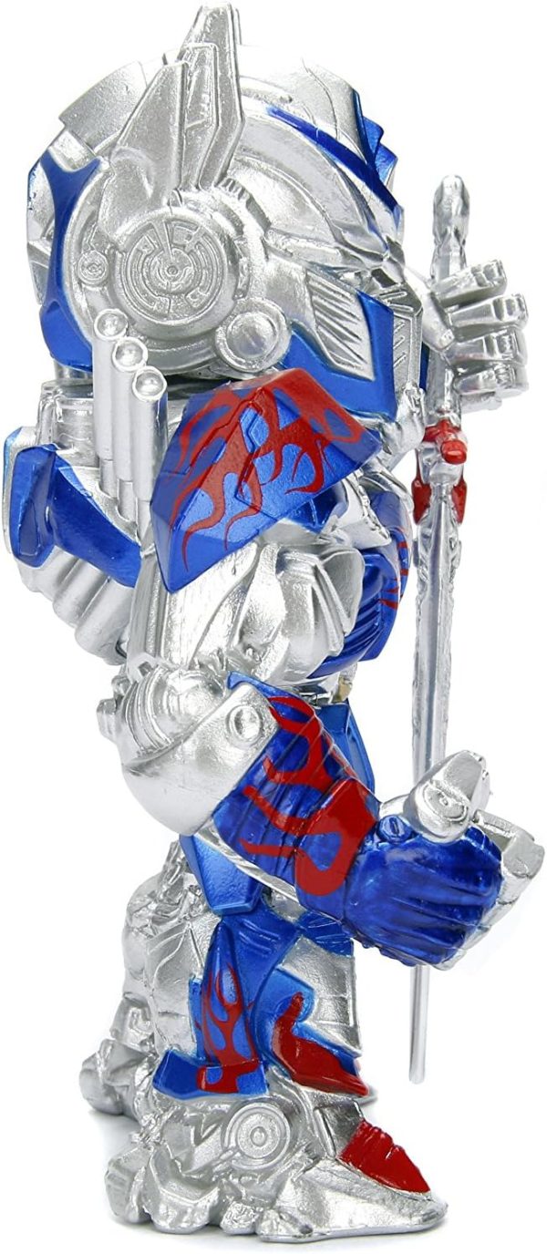 Jada Toys "Transformers G1 Optimus Prime Light-Up 4"" Die-cast Metal Collectible Figure, Toys for Kids and Adults - Image 7