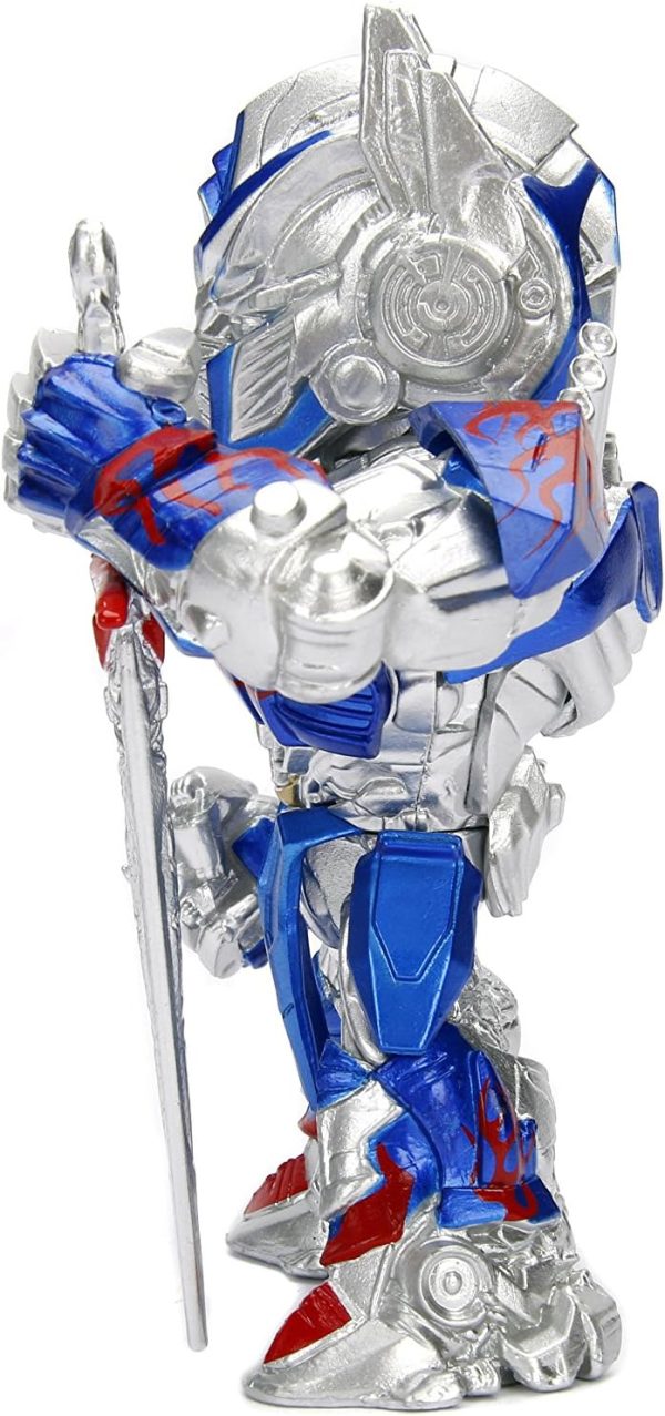 Jada Toys "Transformers G1 Optimus Prime Light-Up 4"" Die-cast Metal Collectible Figure, Toys for Kids and Adults - Image 9