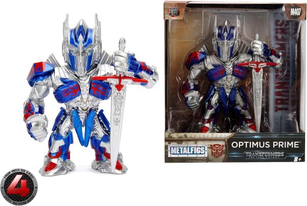 Jada Toys "Transformers G1 Optimus Prime Light-Up 4"" Die-cast Metal Collectible Figure, Toys for Kids and Adults - Image 11
