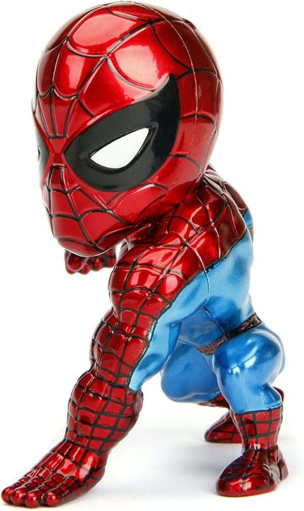 Metals Marvel Classic Spiderman Diecast Collectible Toy Figure, 4" - Image 2