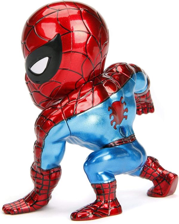 Metals Marvel Classic Spiderman Diecast Collectible Toy Figure, 4" - Image 3