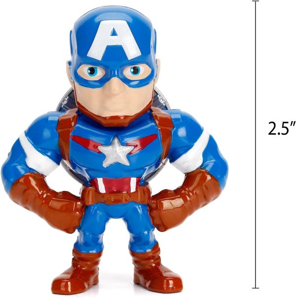 Marvel Avengers 2.5" 4-Pack Die-Cast Collectible Figures, Toys for Kids and Adults - Image 6