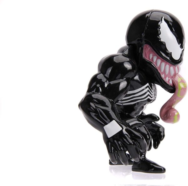 JADA Toys Marvel Spider-Man Venom Metals Die-Cast Collectible Toy Figure, 4", Black with Slime - Image 4