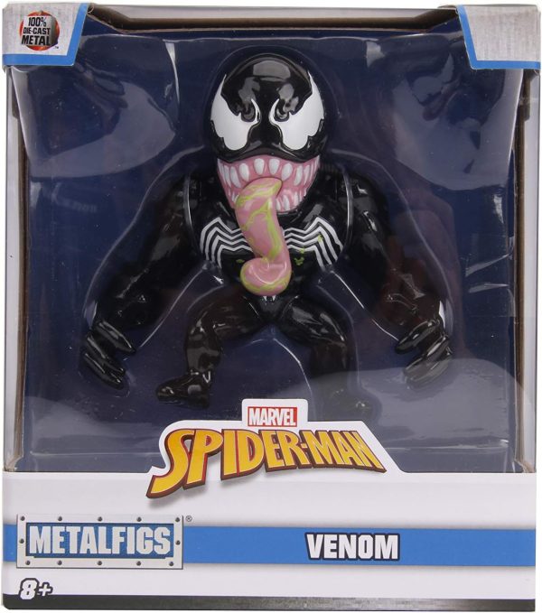 JADA Toys Marvel Spider-Man Venom Metals Die-Cast Collectible Toy Figure, 4", Black with Slime - Image 5